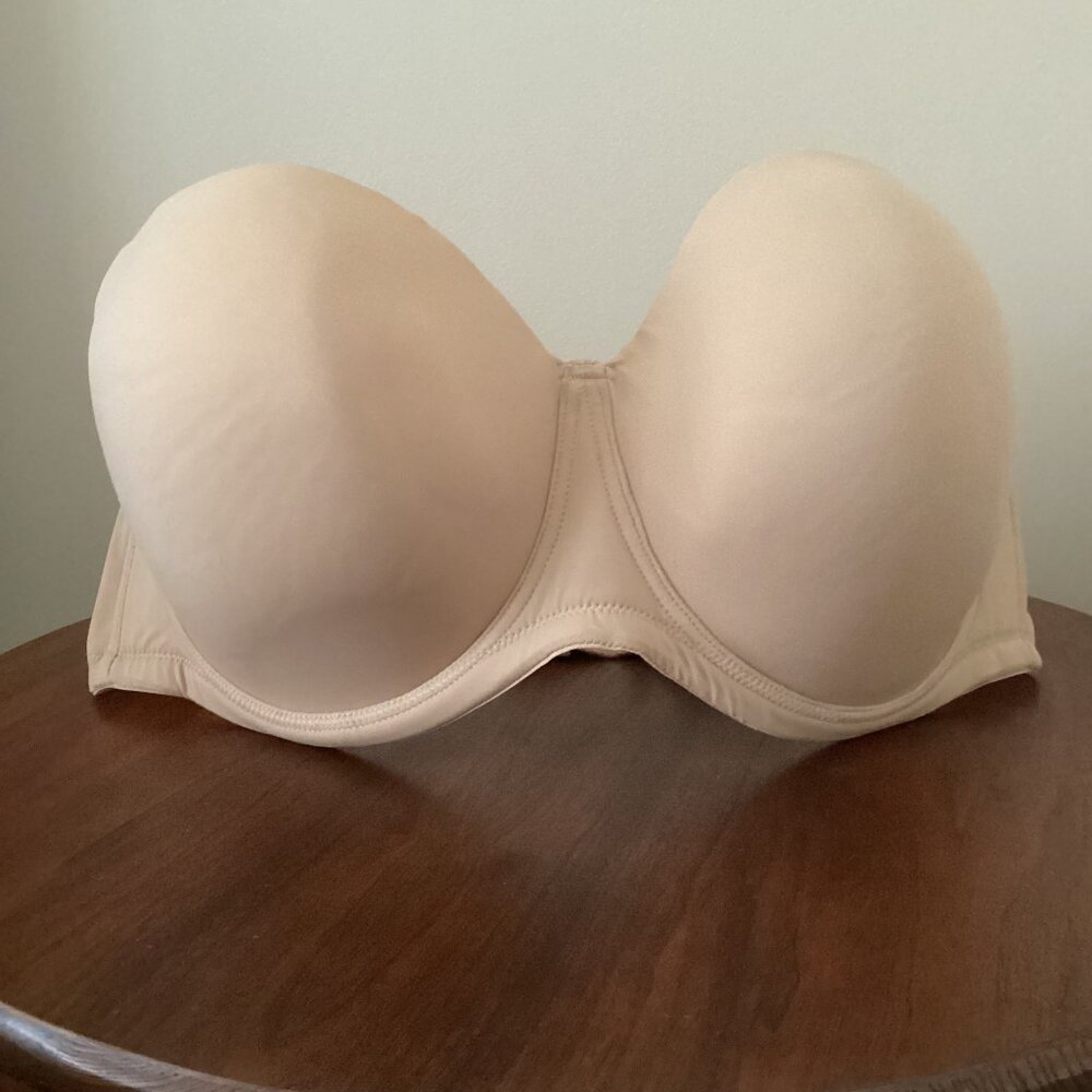 Comfort Choice Women’s Plus Size Convertible Strapless Underwire Bra Size 50DD